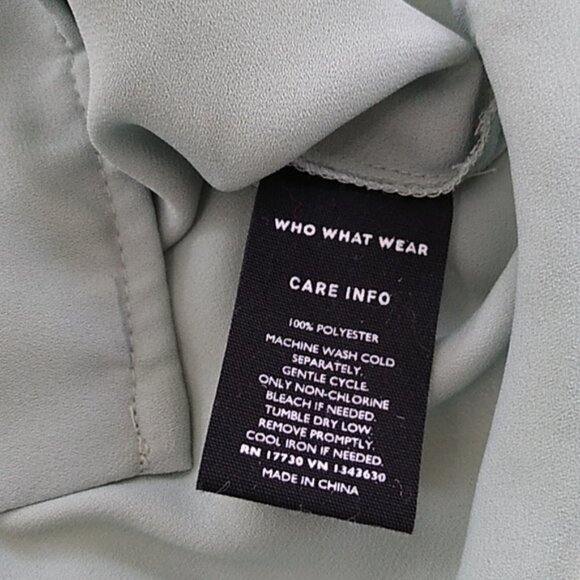 Who What Wear Long Sleeve Button Down Blouse - Picture 11 of 16